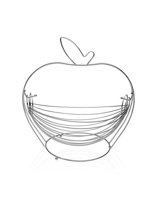 FRUTERO DE ACERO CROMADO FORMA MANZANA FRUTERO DE ACERO CROMADO FORMA MANZANA