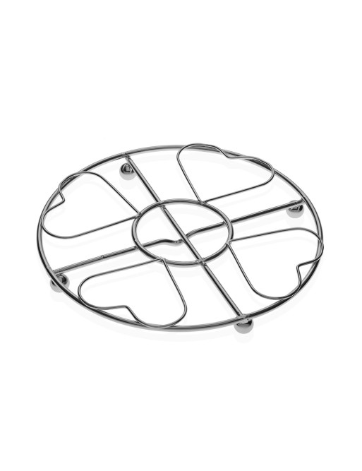 SALVAMANTEL METALICO REDONDO MODELO CUATRO CORAZONES SALVAMANTEL METALICO REDONDO MODELO CUATRO CORAZONES