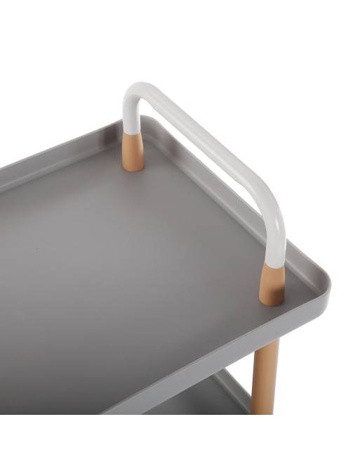 Cart with wheels and 3 shelves, model Praga (gray) Cart with wheels and 3 shelves, model Praga (gray)