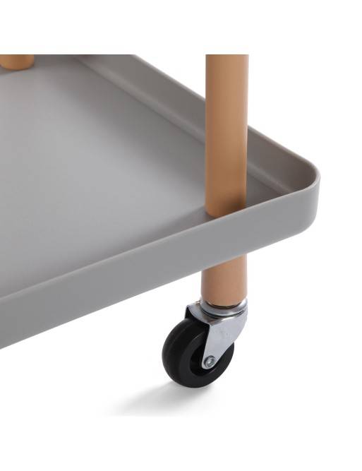 Cart with wheels and 3 shelves, model Praga (gray) Cart with wheels and 3 shelves, model Praga (gray)