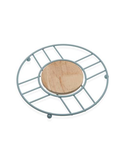 MODÈLE DE TIGE DE TABLE EN MÉTAL BLEU ET EN BOIS TRIVIA MODÈLE DE TIGE DE TABLE EN MÉTAL BLEU ET EN BOIS TRIVIA