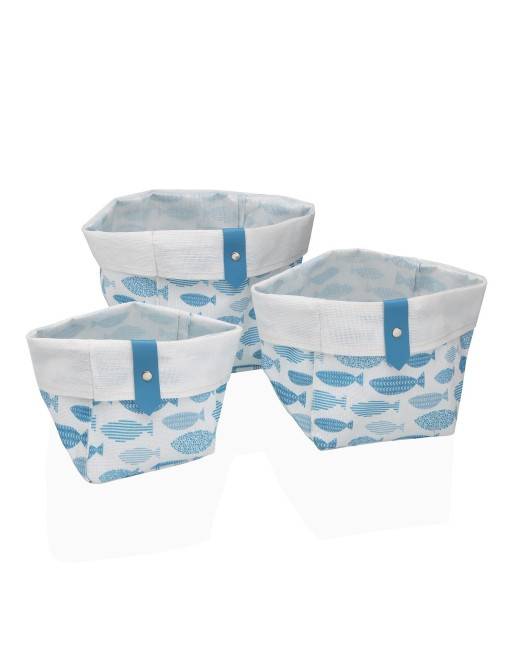 SET MIT 3 QUADRATISCHEN KÖRBEN MODELL OCEAN SET MIT 3 QUADRATISCHEN KÖRBEN MODELL OCEAN