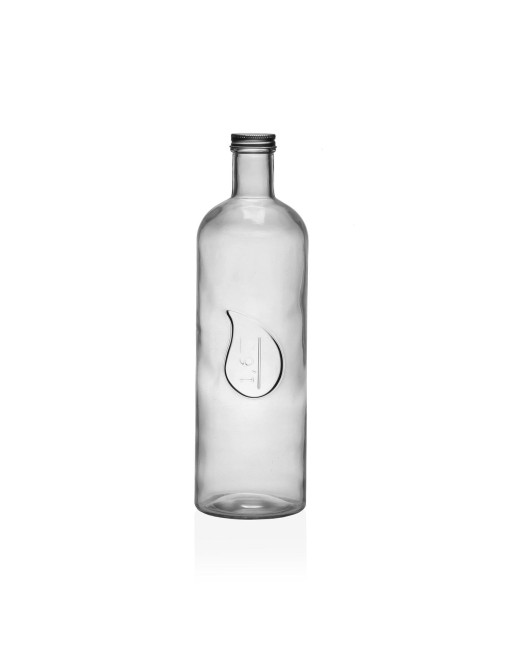 TRANSPARENTE GLASFLASCHE MIT ALUMINIUMVERSCHLUSS 1600 ml TRANSPARENTE GLASFLASCHE MIT ALUMINIUMVERSCHLUSS 1600 ml