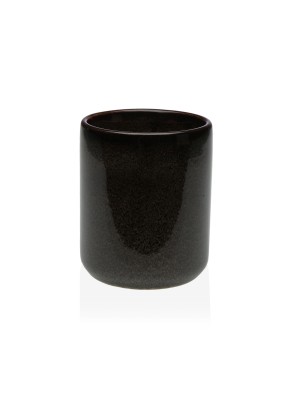 PORTACEPILLOS DE CERAMICA GRIS MODELO GUA