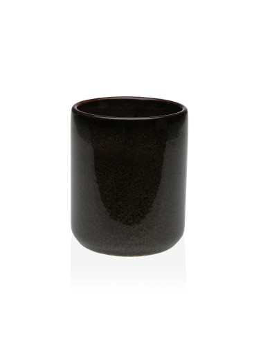 PORTE-BROSSE EN CÉRAMIQUE GRISE MODÈLE GUA