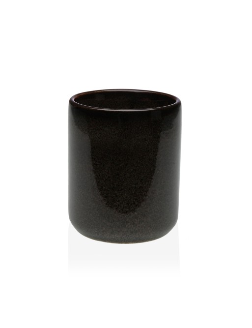 PORTACEPILLOS DE CERAMICA GRIS MODELO GUA