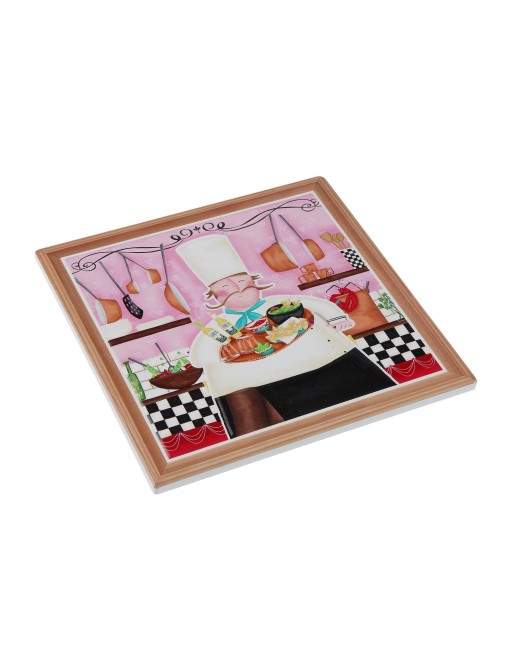 KERAMIKUNTERSETZER UND KORKSOCKEL MODELL CHEF PINK KERAMIKUNTERSETZER UND KORKSOCKEL MODELL CHEF PINK