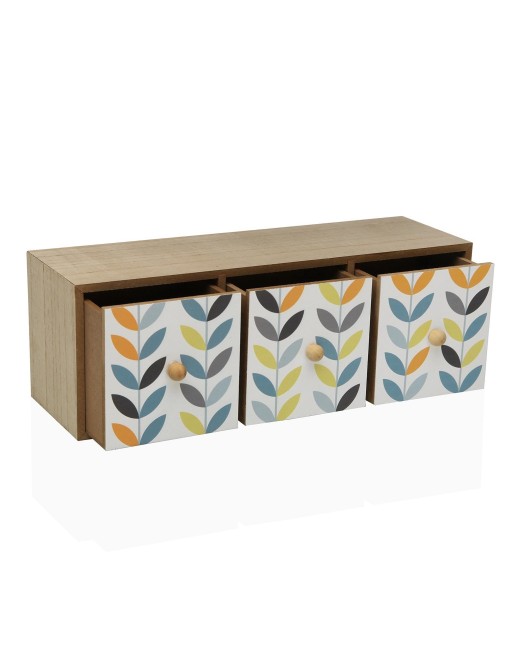 JOYERO CON 3 CAJONES MODELO FLORI