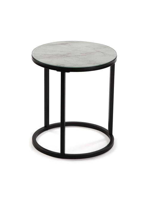SET OF 2 MARBLE MODEL TABLES
