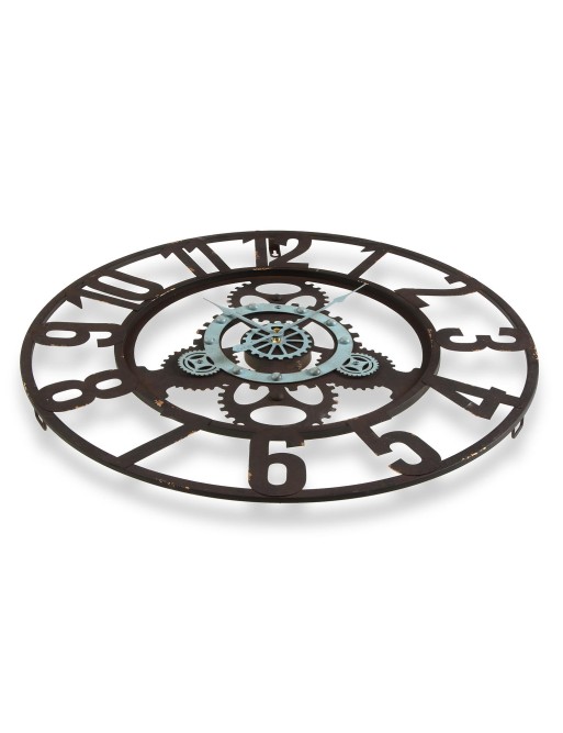 HORLOGE MURALE MÉTAL 60CM MODÈLE IVAR HORLOGE MURALE MÉTAL 60CM MODÈLE IVAR