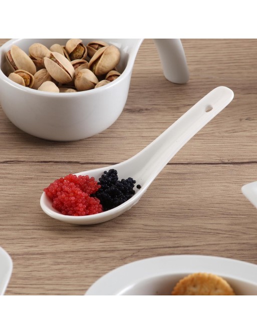 PORCELAIN FOOD & SNACK SPOON PORCELAIN FOOD & SNACK SPOON