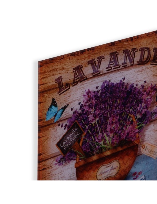 PAINTING WITH LAVENDER GLASS MODEL 30X30CM