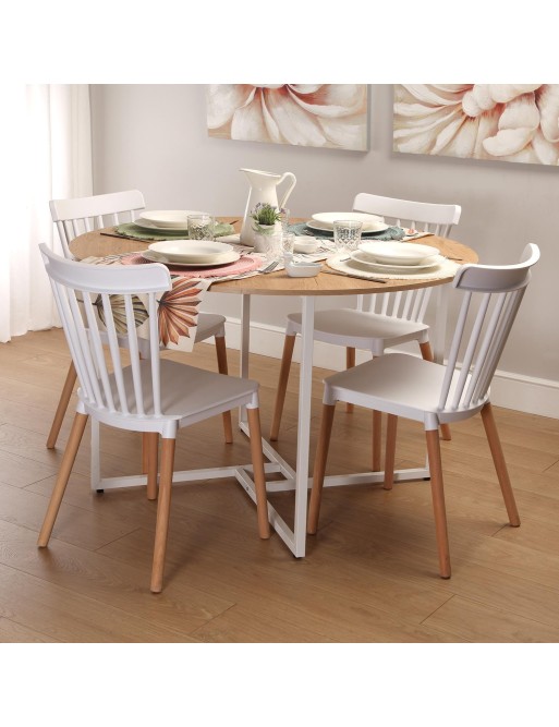 MESA DE COMEDOR 76x120x120 CM