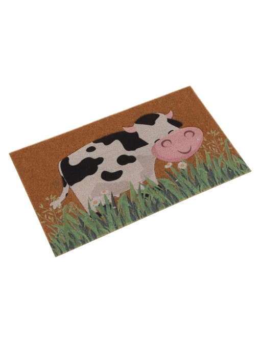 FELPUDO O ALFOMBRA MODELO VACA 40x70CM FELPUDO O ALFOMBRA MODELO VACA 40x70CM