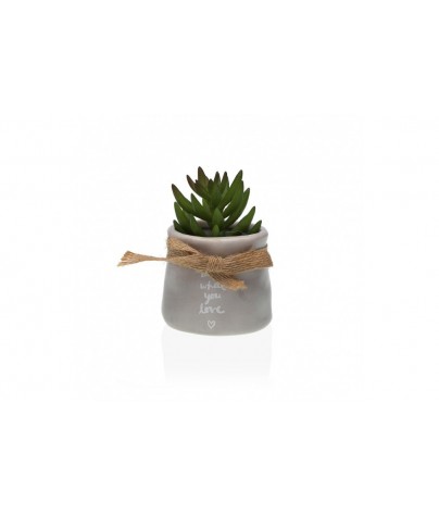 POTTED ARTIFICIAL SUCCULENT...