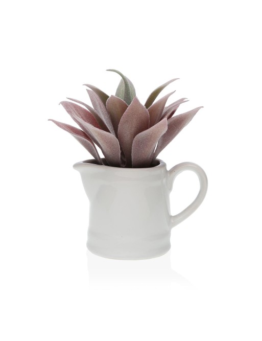 ARTIFICIAL SUCCULENT PLANT WITH WHITE CERAMIC POT ARTIFICIAL SUCCULENT PLANT WITH WHITE CERAMIC POT