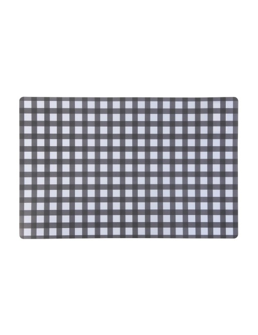 SET DE TABLE OU DESSOUS DE PLAT GRIS FONCÉ NAPPE MODÈLE ROI