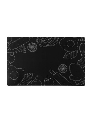 SET DE TABLE OU NOIR TRIVIAMANTEL MODÈLE NUNO