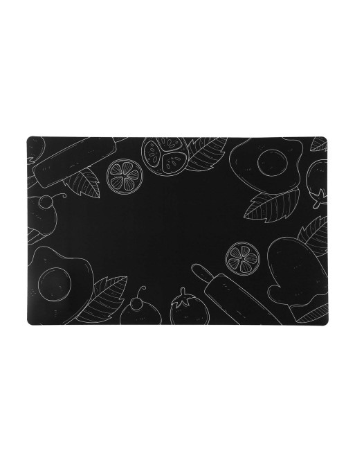 SET DE TABLE OU NOIR TRIVIAMANTEL MODÈLE NUNO