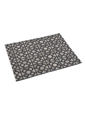 NAPPE OU SET DE TABLE MODÈLE BILBAO CARRELAGE GRIS 35X45CM