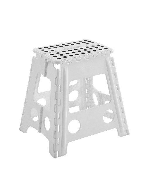 FOLDING STOOL WHITE HEIGHT 39 CM