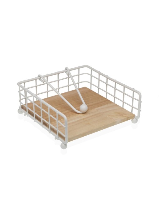 SERVILLETERO METALICO DE COCINA BLANCO 19.5x7 CM SERVILLETERO METALICO DE COCINA BLANCO 19.5x7 CM