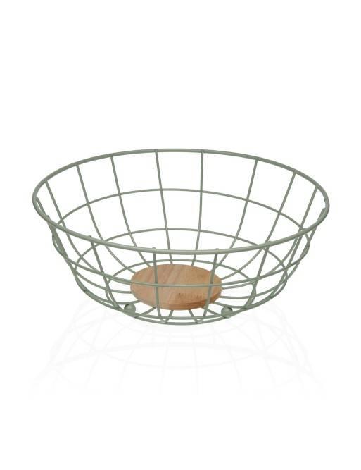 FRUTERO METALICO DE COCINA VERDE 28x12 CM FRUTERO METALICO DE COCINA VERDE 28x12 CM