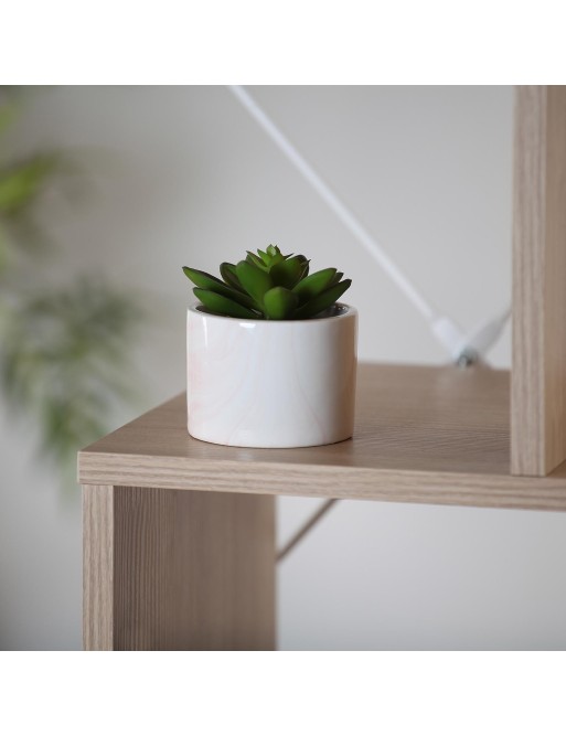 JARDINIÈRE EN CÉRAMIQUE ROSE 8,5x7 CM