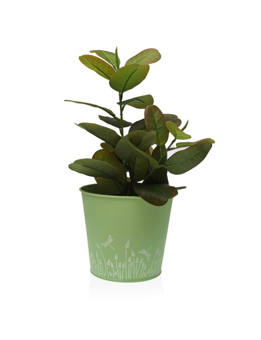 POT EN MÉTAL VERT 16x18 CM POT EN MÉTAL VERT 16x18 CM