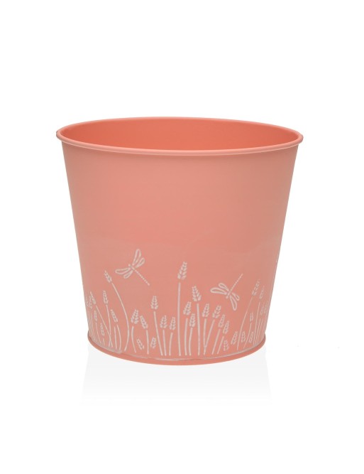 ORANGEFARBENER METALLTOPF 16x18 CM ORANGEFARBENER METALLTOPF 16x18 CM