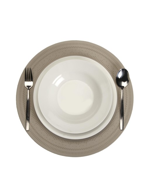 TISCHSET ODER BEIGE TRIFF TISCHDECKE 38 CM