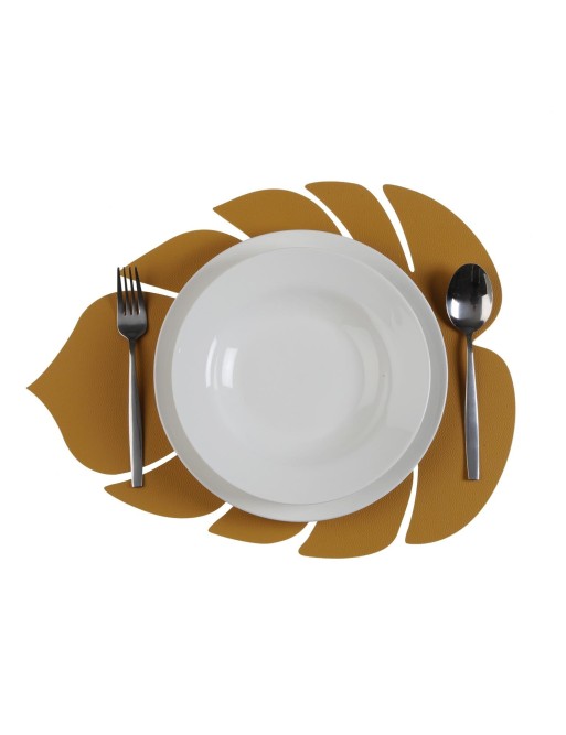 MOUSTARDY PLACEMAT OR AUTUMN MUSTARD TABLECLOTH 35x44.5 CM