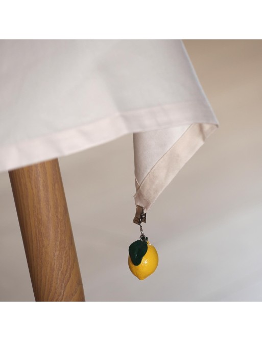 LOT DE 4 POIDS POUR NAPPE OU DESSOUS DE PLAT MODÈLE CITRON