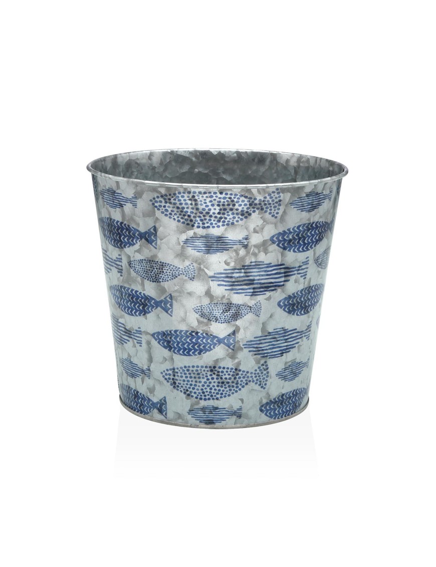 Pot De Fleurs - YOSOO - Visage En Fer Forgé - Décoration Intérieure