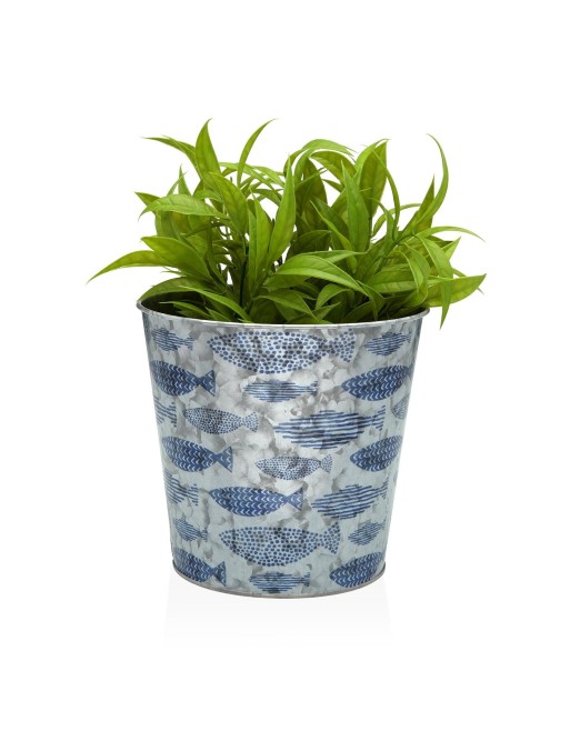 METAL POT 17x18 CM CORROSION RESISTANT FISH MODEL