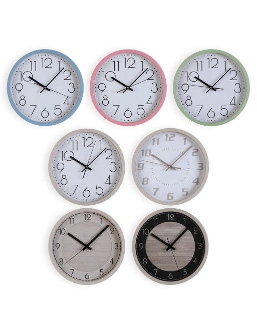 RELOJ DE PARED ECO-FRIENDLY COLOR BEIGE DE 30 CM