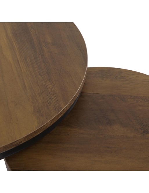 ENSEMBLE DE 2 TABLES D’APPOINT MODÈLE LEOS