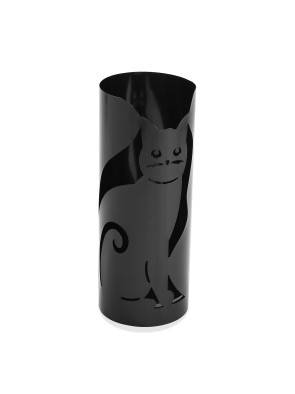 SCHWARZER KATZENSCHIRMSTÄNDER