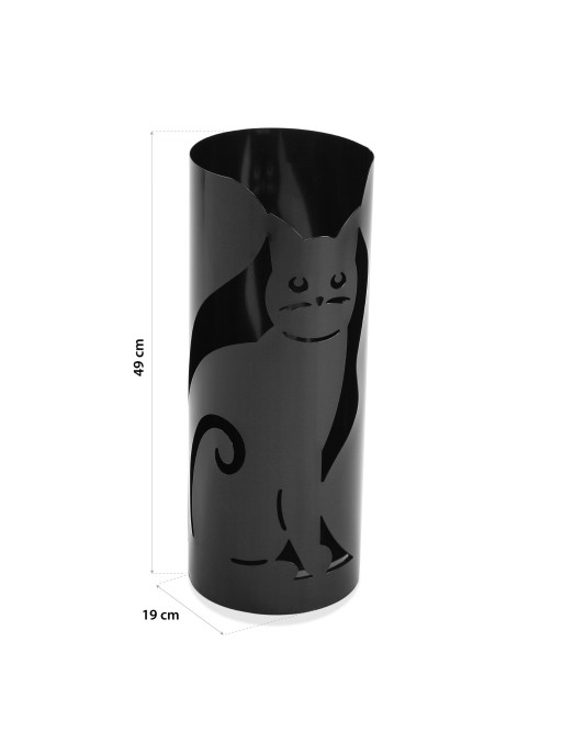 PORTE-PARAPLUIE CHAT NOIR