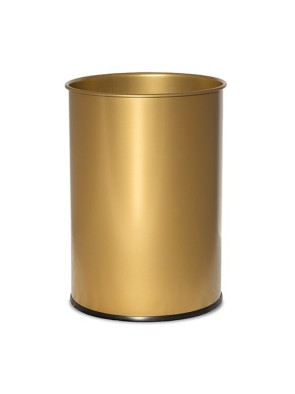 Corbeille à papier 12 Litres. Couleur OR