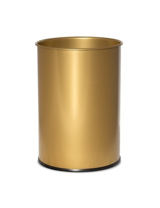 Corbeille à papier 12 Litres. Couleur OR Corbeille à papier 12 Litres. Couleur OR