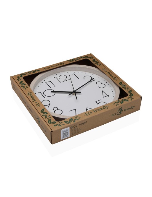 MONTRE EN BOIS BEIGE ÉCOLOGIQUE 30 CM AVEC MATÉRIAU BIODÉGRADABLE MONTRE EN BOIS BEIGE ÉCOLOGIQUE 30 CM AVEC MATÉRIAU BIODÉGRADABLE
