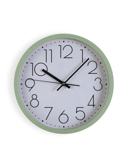 UMWELTFREUNDLICHE GRÜNE HOLZUHR 30 CM BIOLOGISCH ABBAUBARES MODELL UMWELTFREUNDLICHE GRÜNE HOLZUHR 30 CM BIOLOGISCH ABBAUBARES MODELL