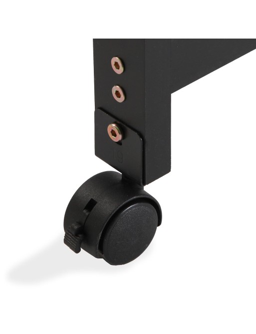 CHARIOT DE CUISINE AVEC ROUES ET 3 PANIERS NOIR CHARIOT DE CUISINE AVEC ROUES ET 3 PANIERS NOIR