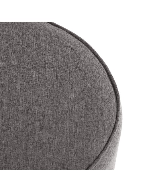 DARK GREY POUF AND TABLE LIS MODEL