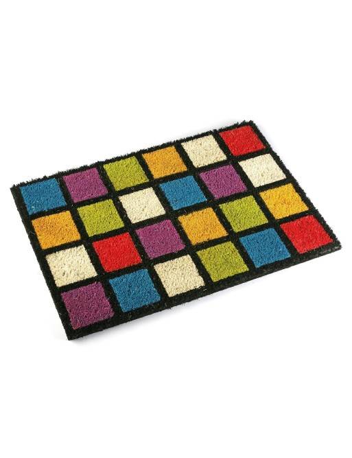 PAILLASSON CARRÉ MULTICOLORE PAILLASSON CARRÉ MULTICOLORE