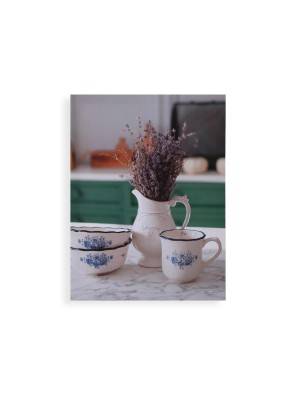 LIENZO MODELO FLOR LAVANDA DE 30X40 CM