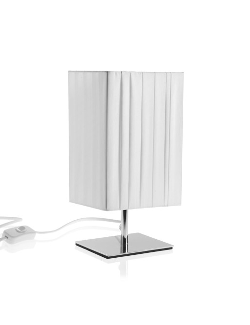 LAMPARA DE MESA BLANCA 25x12x13 CM LAMPARA DE MESA BLANCA 25x12x13 CM