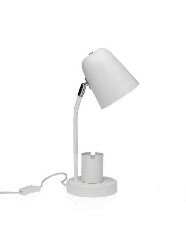 LAMPE OU LAMPE EN MÉTAL BLANC
