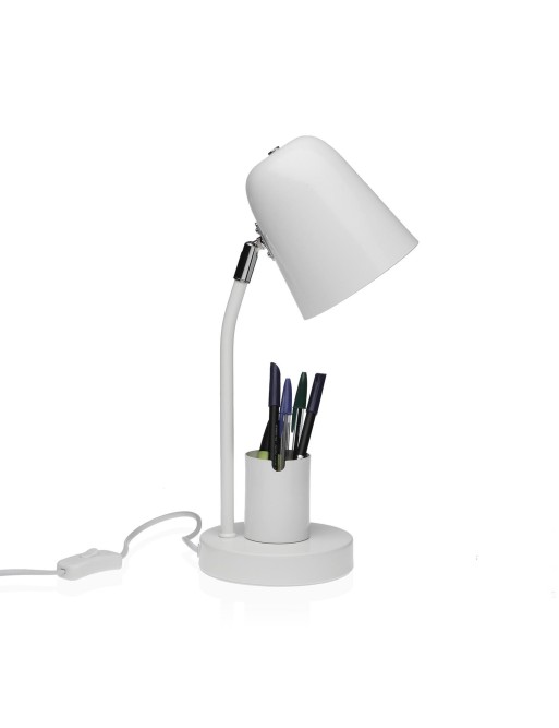 LAMPE OU LAMPE EN MÉTAL BLANC